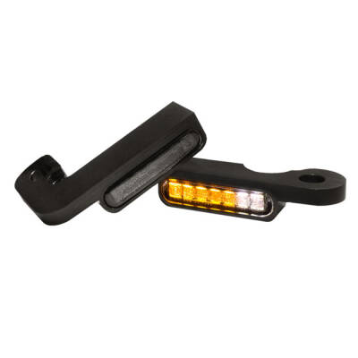 HeinzBikes, Stripes below bar turn signals. Black with PL