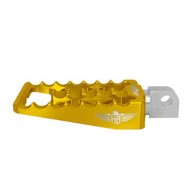 HeinzBikes, MX foot pegs V1. Gold