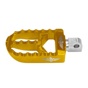 HeinzBikes, MX foot pegs V2. Gold
