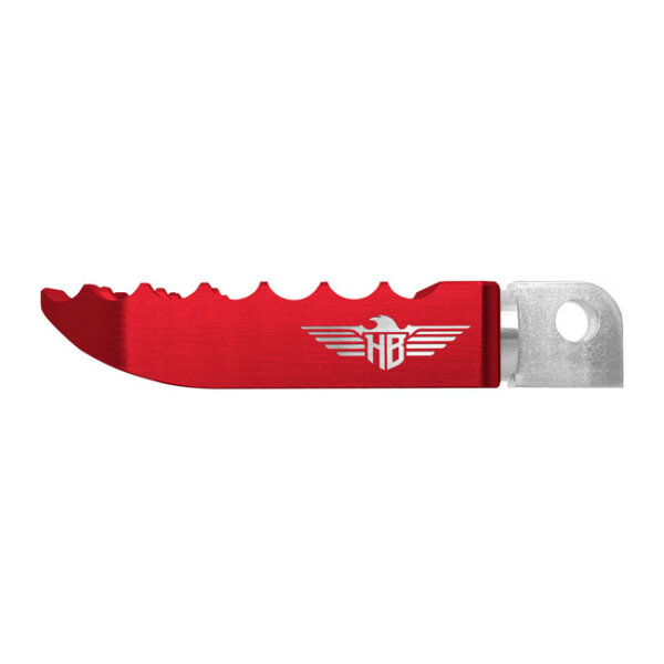 *6 DAYS EXTRA TRANSIT TIME* HeinzBikes, MX foot pegs V2. Red