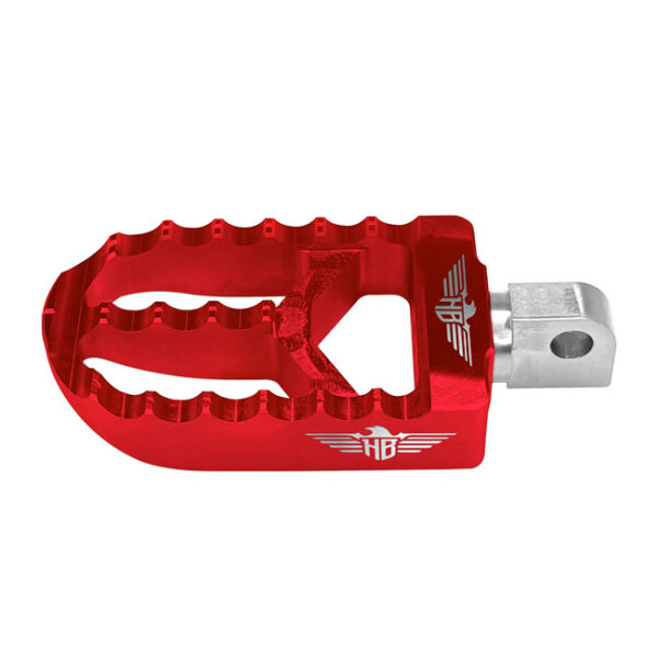 *6 DAYS EXTRA TRANSIT TIME* HeinzBikes, MX foot pegs V2. Red