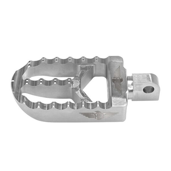 *6 DAYS EXTRA TRANSIT TIME* HeinzBikes, MX foot pegs V2. Silver