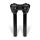 HeinzBikes, Clubstyle pullback risers 10". Black/Black