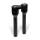 HeinzBikes, Clubstyle straight risers 10". Black/Black
