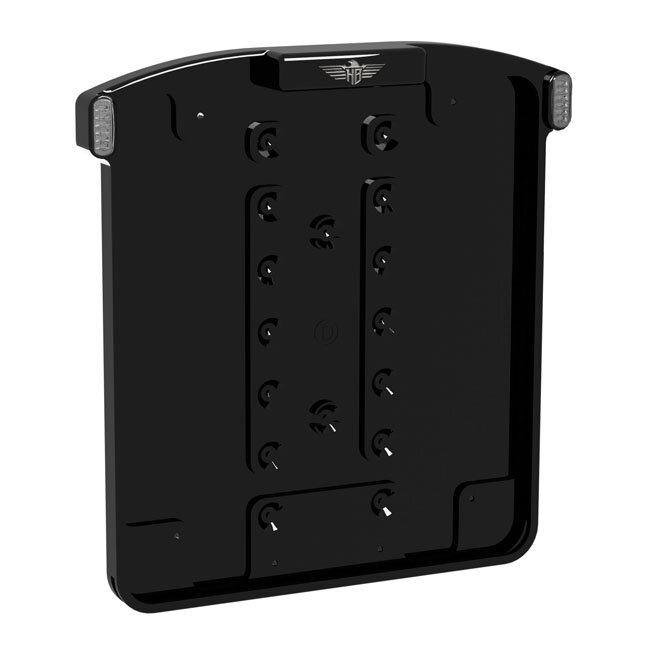 *6 DAYS EXTRA TRANSIT TIME* HeinzBikes, All-In-One Micro license plate holder. Black