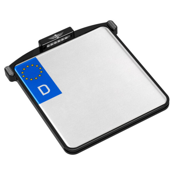 *6 DAYS EXTRA TRANSIT TIME* HeinzBikes, All-In-One Micro license plate holder. Black