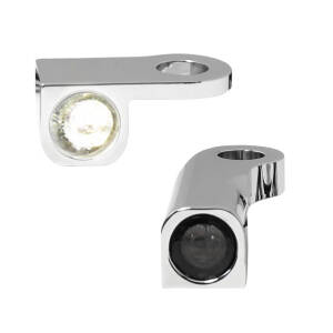 HeinzBikes, Nano below bar turn signals. Chrome with PL