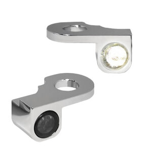 *6 DAYS EXTRA TRANSIT TIME* HeinzBikes, Nano below bar turn signals. Chrome with PL