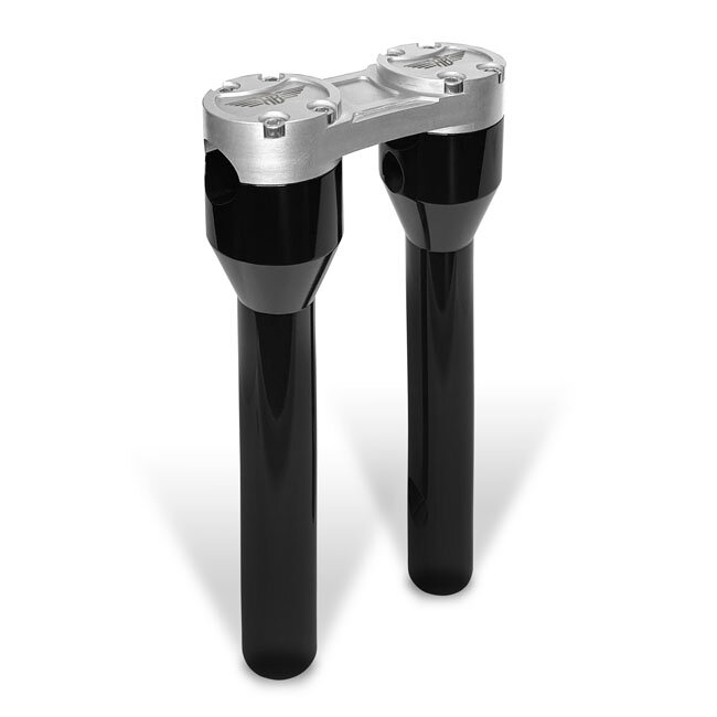 *6 DAYS EXTRA TRANSIT TIME* HeinzBikes, Clubstyle straight risers 8". Black/Silver