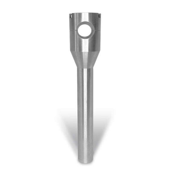 HeinzBikes, Clubstyle straight risers 10". Silver/Silver