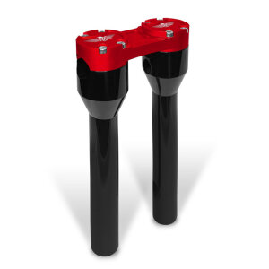 *6 DAYS EXTRA TRANSIT TIME* HeinzBikes, Clubstyle straight risers 12". Black/Red