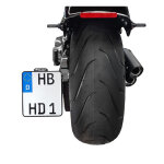 *6 DAYS EXTRA TRANSIT TIME* HeinzBikes, side mount license plate bracket. Black