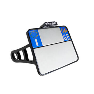 HeinzBikes, side mount license plate bracket. Black