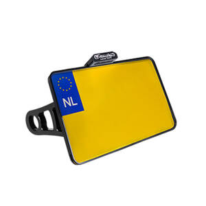 HeinzBikes, side mount license plate bracket. Black