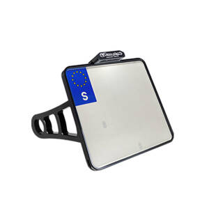 HeinzBikes, side mount license plate bracket. Black