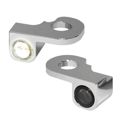 *6 DAYS EXTRA TRANSIT TIME* HeinzBikes, Nano below bar turn signals. Chrome