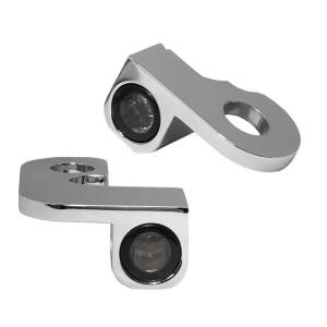 HeinzBikes, Nano below bar turn signals. Chrome with PL