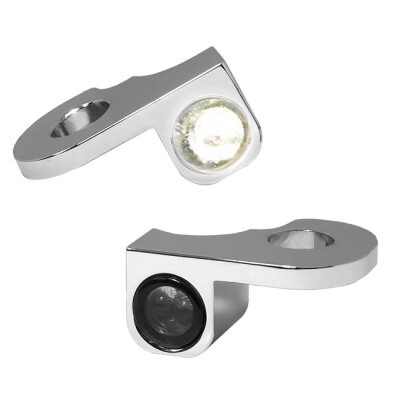 *6 DAYS EXTRA TRANSIT TIME* HeinzBikes, Nano below bar turn signals. Chrome