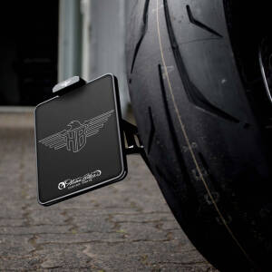 *6 DAYS EXTRA TRANSIT TIME* HeinzBikes, side mount license plate bracket. Black