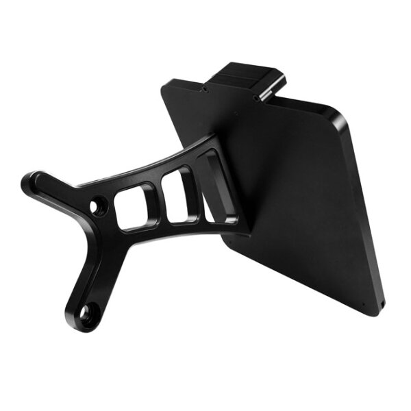 *6 DAYS EXTRA TRANSIT TIME* HeinzBikes, side mount license plate bracket. Black