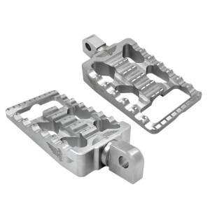 HeinzBikes, MX foot pegs V1. Silver