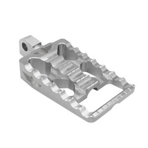 HeinzBikes, MX foot pegs V1. Silver