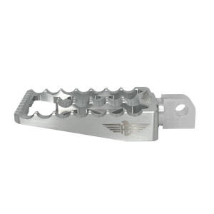 HeinzBikes, MX foot pegs V1. Silver