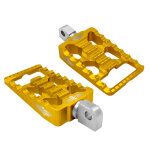 HeinzBikes, MX passenger foot pegs V1. Gold