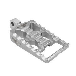 HeinzBikes, MX passenger foot pegs V1. Silver