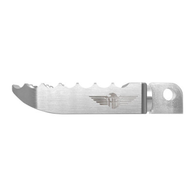 HeinzBikes, MX foot pegs V2. Silver