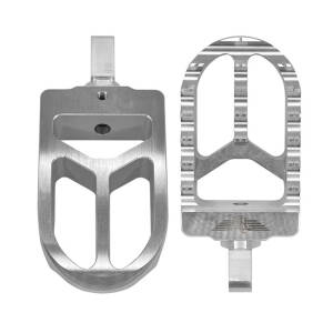 HeinzBikes, MX foot pegs V2. Silver