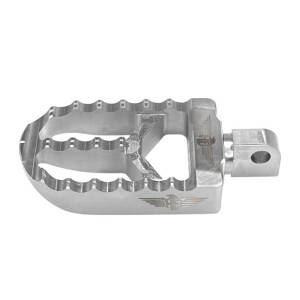 HeinzBikes, MX foot pegs V2. Silver