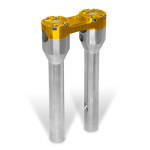 *6 DAYS EXTRA TRANSIT TIME* HeinzBikes, Clubstyle straight risers 12". Silver/Gold