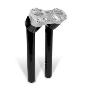 *6 DAYS EXTRA TRANSIT TIME* HeinzBikes, Clubstyle pullback risers 6". Black/Silver