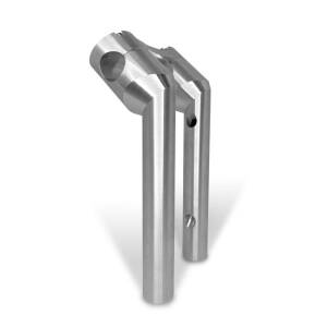 HeinzBikes, Clubstyle pullback risers 8". Silver
