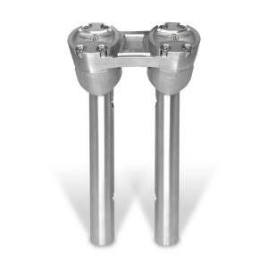 HeinzBikes, Clubstyle pullback risers 8". Silver