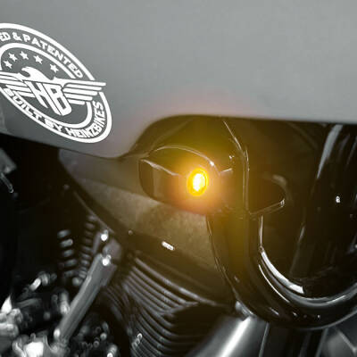 HeinzBikes, ST Nano front signals. Black