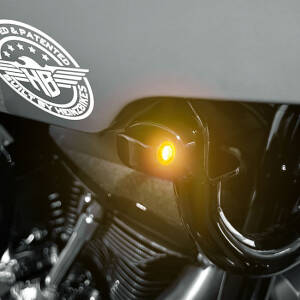 HeinzBikes, ST Nano front signals. Black