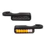 HeinzBikes, Stripes below bar turn signals. Black with PL