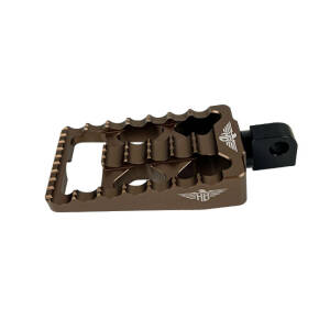 HeinzBikes, MX foot pegs V1. Bronze