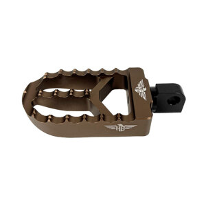 *6 DAYS EXTRA TRANSIT TIME* HeinzBikes, MX foot pegs V2. Bronze