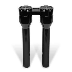 HeinzBikes, Clubstyle straight risers 8". Black/Black
