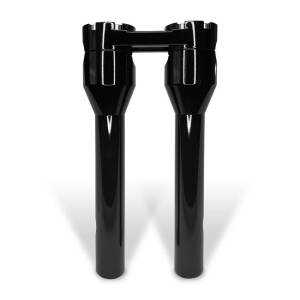 HeinzBikes, Clubstyle straight risers 12". Black/Black