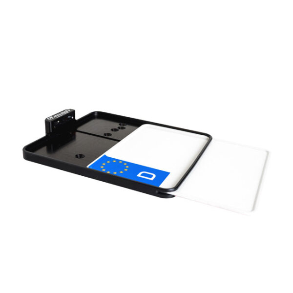 HeinzBikes, side mount license plate bracket. Black