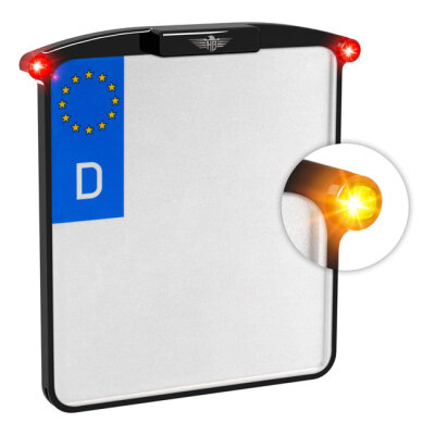 HeinzBikes, All-in-1 Nano license plate holder. Black