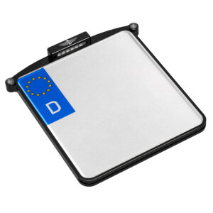 HeinzBikes, All-in-1 Nano license plate holder. Black