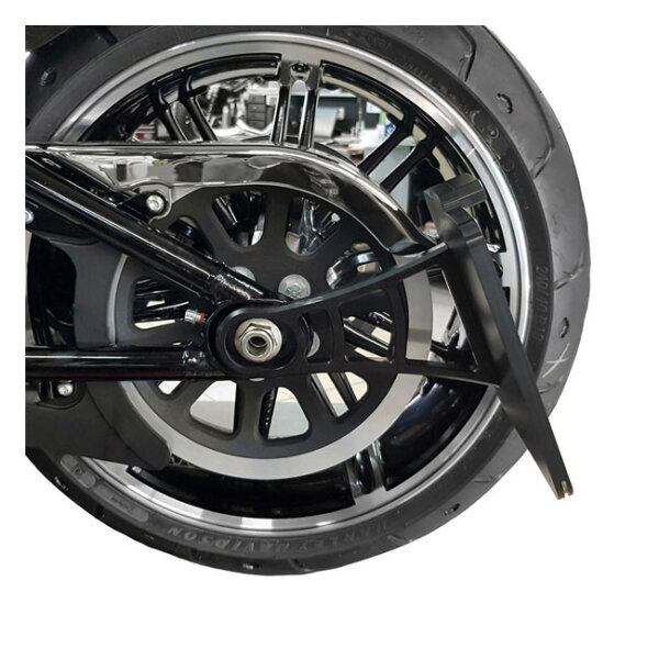 HeinzBikes, side mount license plate bracket. Black