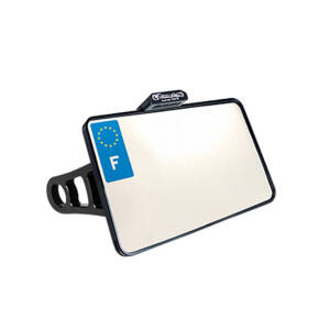 HeinzBikes, side mount licenese plate bracket. Black