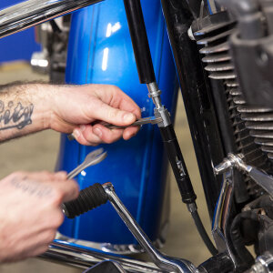 Motion Pro, top half clutch cable. Black. 40"