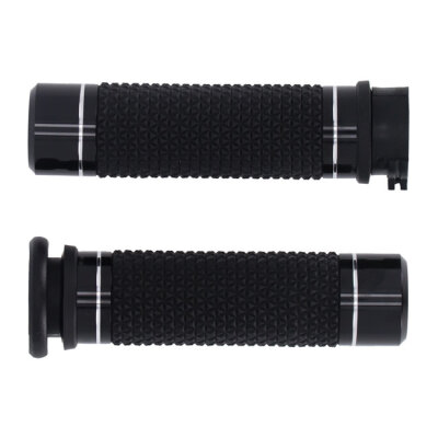 Avon Grips, K25 grips push-pull. Black anodized
